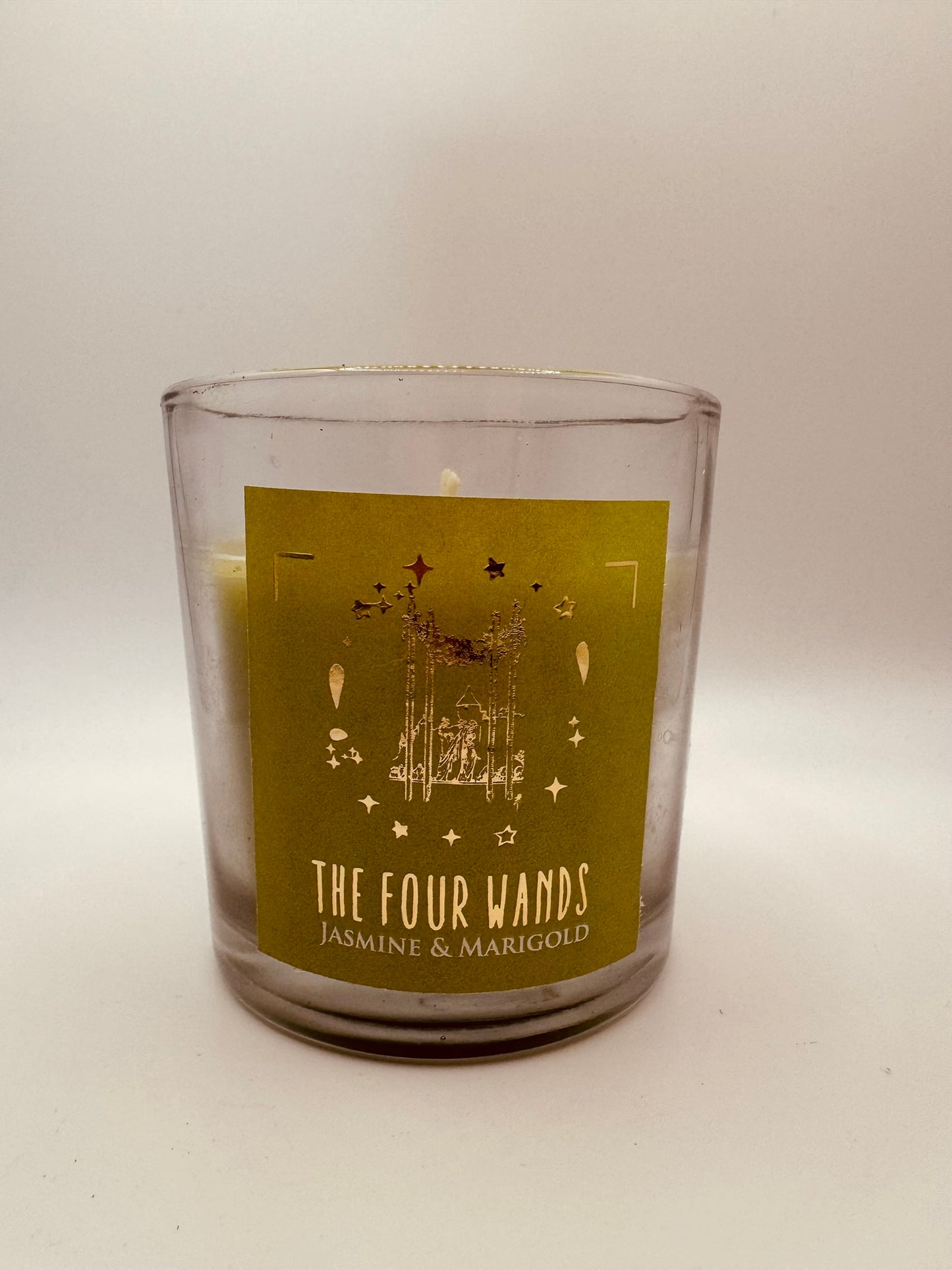 Bougie Tarot - The Four Wands