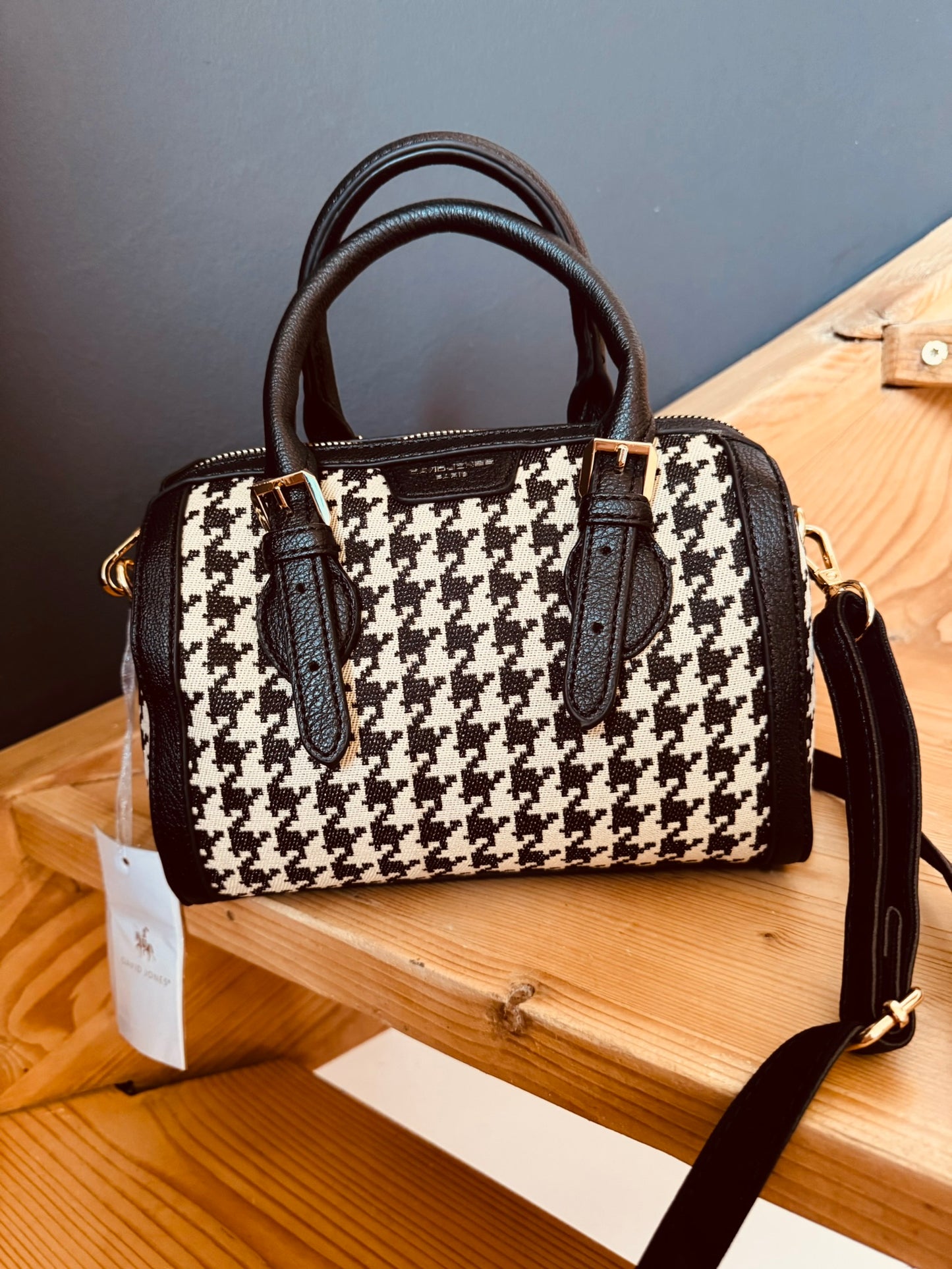 Sac à Mains David Jones - Pied de Poule