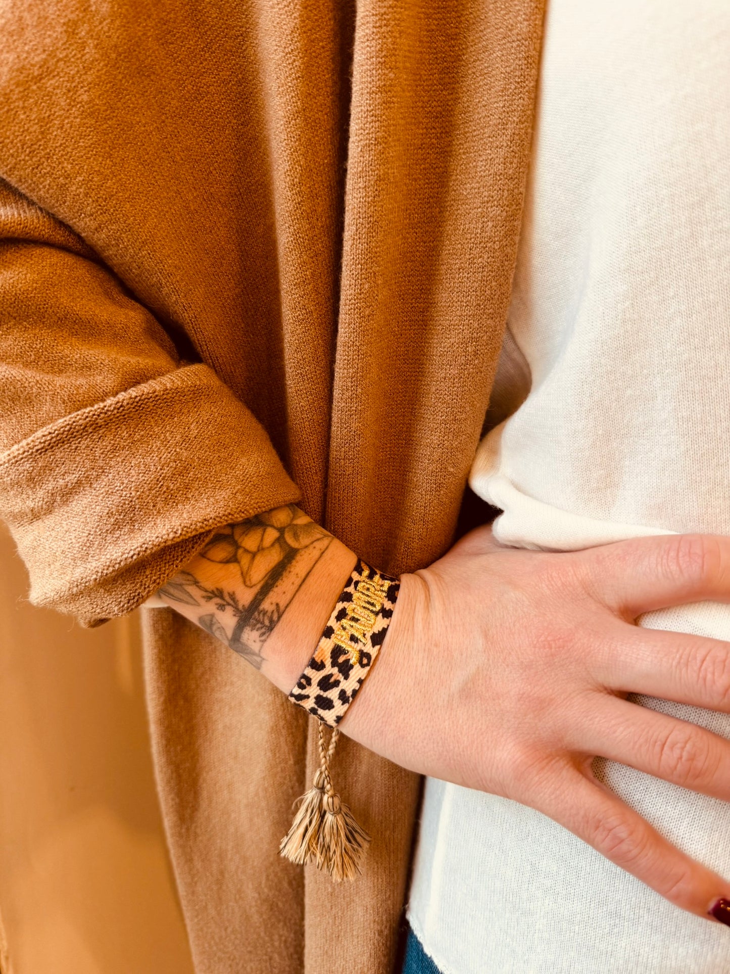 Bracelet à liens Léopard - J'adore